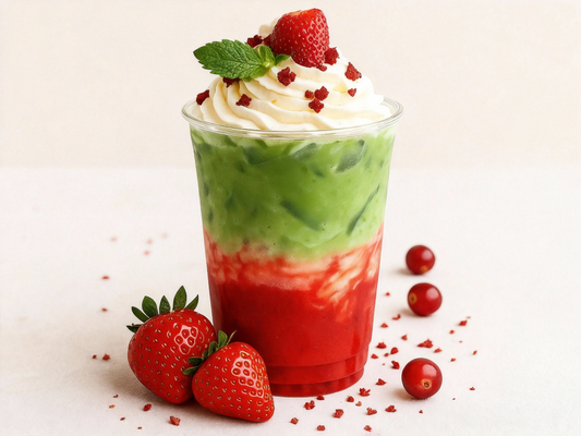 Strawberry Matcha Latte Recipe for Café