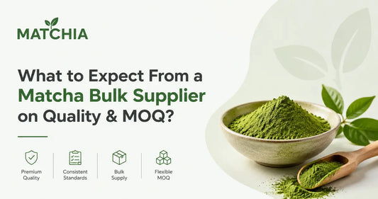 What to Expect From a Matcha Bulk Supplier on Quality & MOQ